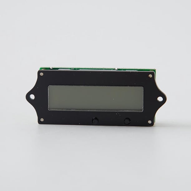 Indicador de batería universal Pantalla LCD Monitor de capacidad de las baterías (blanco)