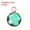 Green, variant on Crystal Birthstone Charm, May Pendants Drop Bead Green, for Jewelry Making, 10 Pack