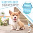 thumbnail image 4 of Methold Chaleco para cachorros, cuello redondo, camisetas para perros, dulce regalo, suministros para mascotas, ropa para perros, sin hebillas, sudadera Ropa para mascotas Azul SG Methold PT003822-04B, 4 of 6