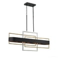 thumbnail image 7 of Luxury Modern Indoor Chandelier, 16.375''H x 38''W, with Industrial Style Elements, Art Deco Design, Midnight Black Finish, UHP2780, 7 of 7