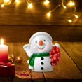 thumbnail image 4 of GUOOL Christmas Resin Figurine Prop Decorations Creative Crafts Statues for Home Party Snowman, 4 of 8