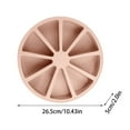 thumbnail image 3 of Silicone Baking Molds 9 Cavity Silicone Portion Cake Mold Triangle Pizza Cake Pan DIY for Cornbread Brownies Muffins Kitchen Baking Tool, 3 of 7
