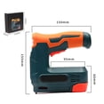 thumbnail image 2 of Agrafeuse Électrique Rechargeable Sans Fil 2 en 1 avec Kit d'Outils de Clouage, 2 of 10