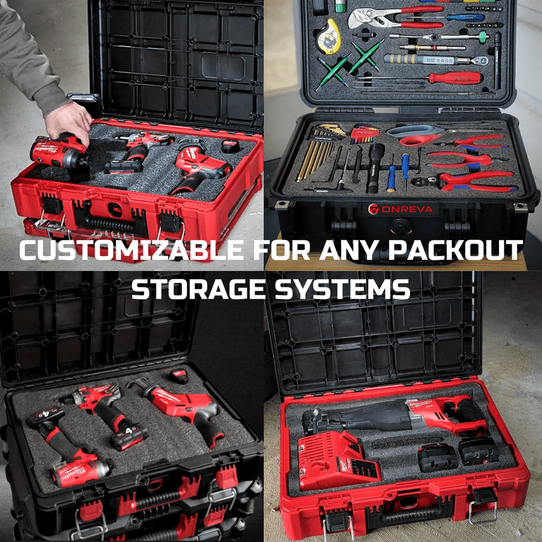 Tool Box Foam 3Pack 16x12x2 inch, Foam Inserts for Cases
