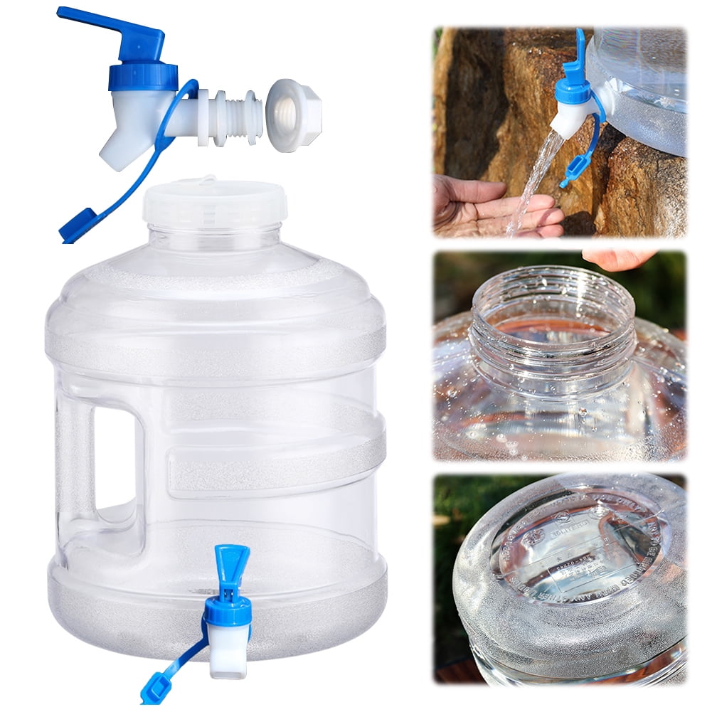 3 Gallon Water Containers with Spigot, BPA Free Water Jug, Water Tank, Multifunction Water Storage Containers for Camping Outdoor Hiking,Emergency Stroage