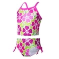 thumbnail image 3 of inhzoy iEFiEL Kids Girls Two Piece Bikini Swimsuit Floral Printed Swimwear, 3 of 5