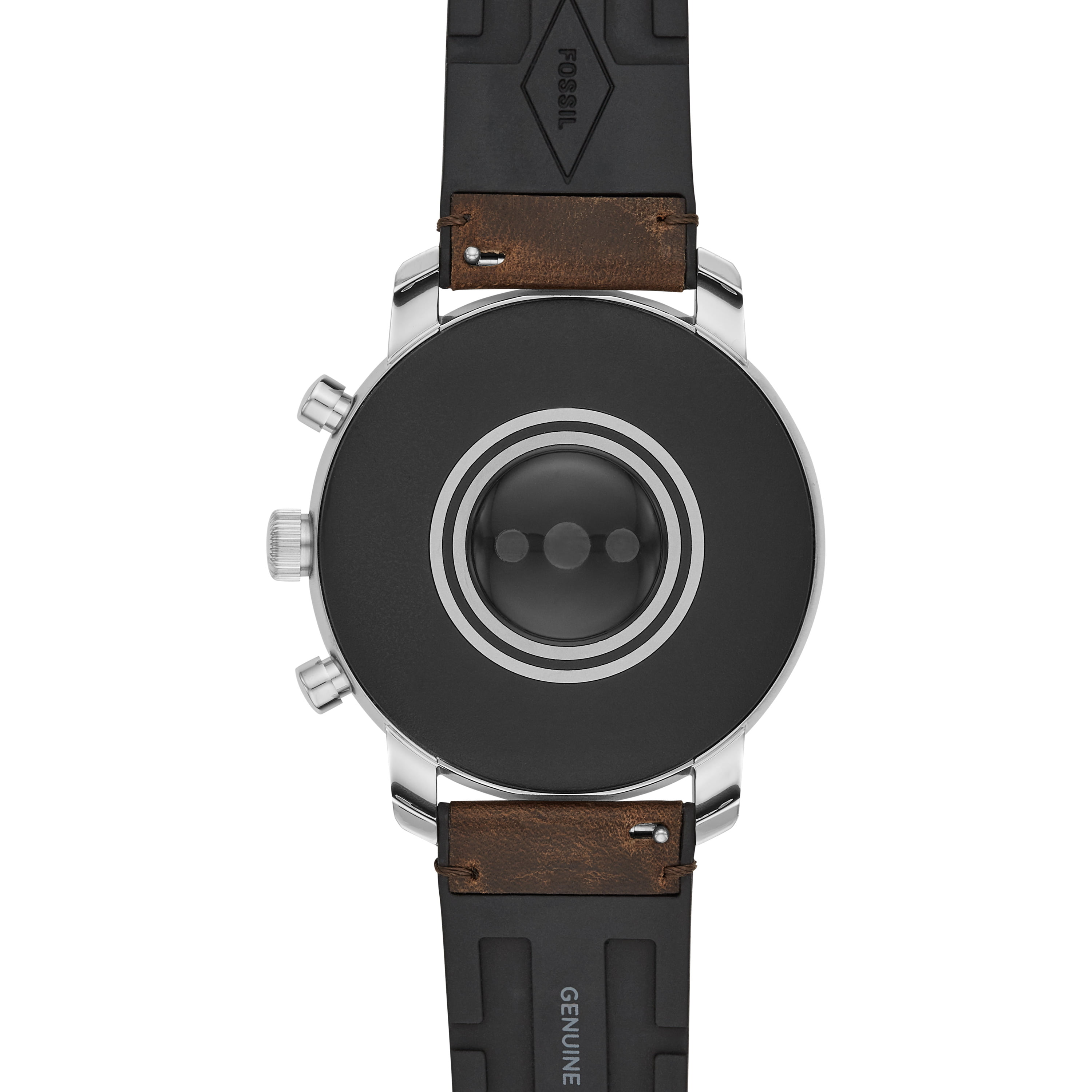 Fossil Gen 4 Explorist HR Men's Smartwatch - Brown Leather - Powered with Wear OS by Google™ Walmart.com