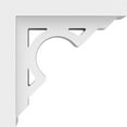 thumbnail image 3 of 3 1/2"W x 8"D x 8"H Standard Sheridan Architectural Grade PVC Bracket, 3 of 11
