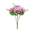 thumbnail image 1 of Centro de mesa de flores artificiales, mesa para el hogar, decoración floral, banquete de boda, tela de seda, flor falsa, púrpura Advancent HA6703-04B, 1 of 6