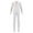 White, variant on TiaoBug Kids Girls Long Sleeve Gymnastic Dance Leotard Mesh Splice Jumpsuit Figure Skating Dance Unitard Navy Blue 16