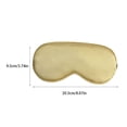 thumbnail image 4 of Qarigey Cubierta para los ojos, correa de suministro para dormir, venda creativa para los ojos, bloqueo de luces, sombra de ojos, accesorios de Tratamientos faciales Oro, 4 of 6
