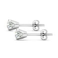 thumbnail image 4 of SuperJeweler Nearly 1/2 Carat Diamond Stud Earrings in 14 Karat White Gold For Women, 4 of 6