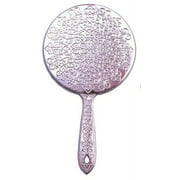 Plated Hand Mirror L Y-13 Pink