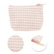 thumbnail image 4 of Bolsas de maquillaje de triángulo con puntos amigables para viajar, 1 Pc, color rosa, terciopelo, 4 of 5
