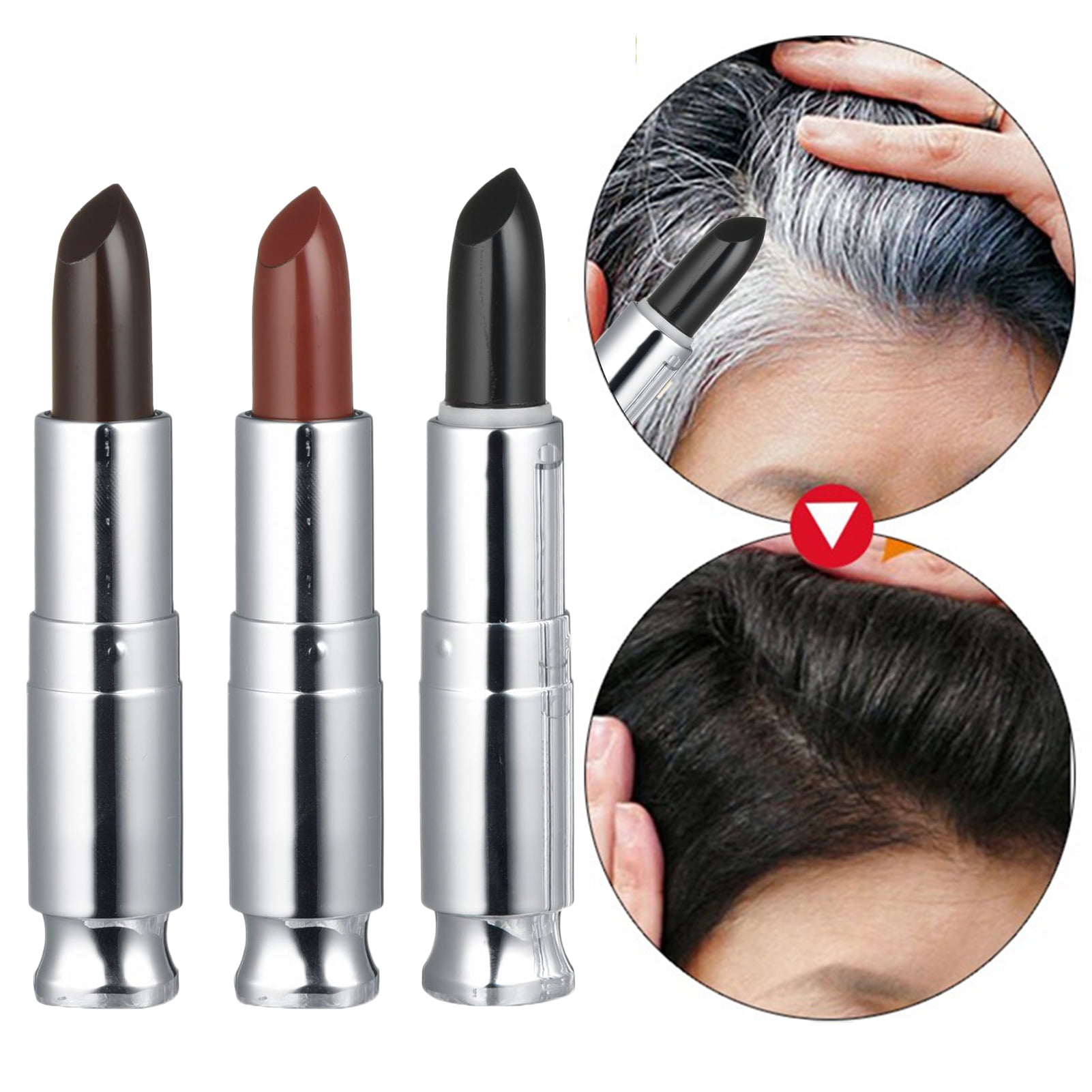qianli 4g Hair Coloring Pen Covering Gray Hair Lipstick Shape Fast Staining  Real-hair Finish One Time Hair Dye Instant Color Stick for Home Use -  