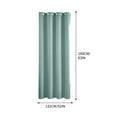 thumbnail image 3 of Btomtd Bedroom Curtain Panel Set, Elegant Overlay Curtains for Window Blocking, Decorative Blackout Curtains for Light Control - 51.96"x62.99", Mint Green, 3 of 8