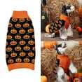 thumbnail image 4 of Oliegs Heated Blanket Dog Sweaters Pet Halloween Pumpkin Sweater For Small Medium Large Dogs Chocolate, 4 of 4