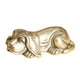 thumbnail image 3 of Figuras de estatua de perro, centro de mesa, adornos de jardín, escultura de regalo, figuras de animales de latón para decoración del hogar, arte de, 3 of 9