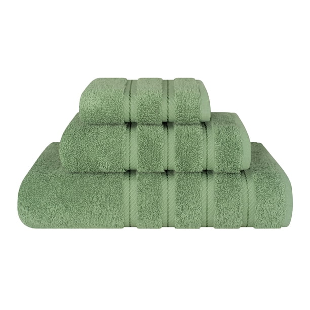 Juego de toallas American Soft Linen Premium de 3 piezas, 100% algodón