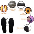 thumbnail image 2 of Semelles Chauffantes Infrarouges Lointains Thermiques, Lavables, 2 of 5