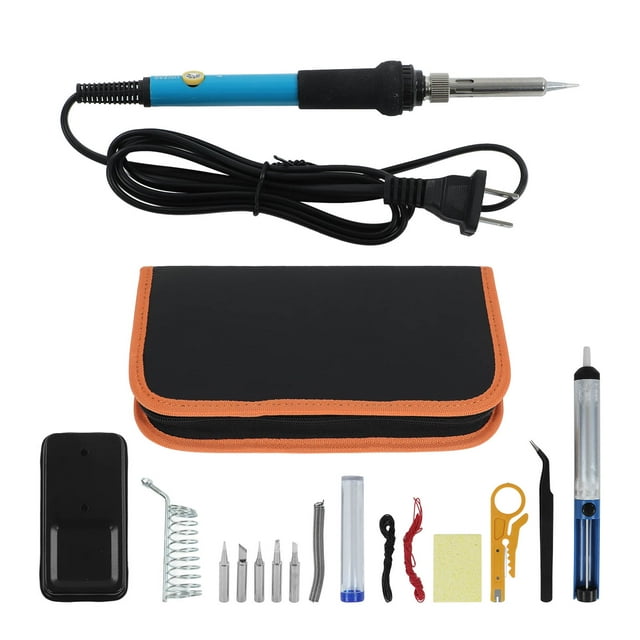 Kit de pistola para soldar temperatura ajustable seguro duradero calentamiento rápido humanizado antioxidante soldadura Kit de pistola para soldar enchufe estadounidense 110V