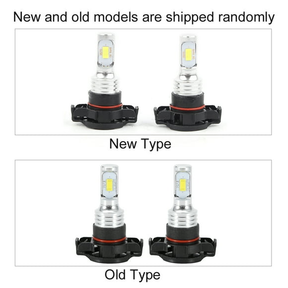 2PC 80W 6000K White LED Headlight Bulbs Kit Fog Light Car Driving Lamp for H16 5202 Automotive Light Bulbs and Light Type Automotive Exterior Fog Ligh