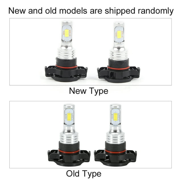 2PC 80W 6000K White LED Headlight Bulbs Kit Fog Light Car Driving Lamp for H16 5202 Automotive Light Bulbs and Light Type Automotive Exterior Fog Ligh