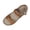 Brown, variant on Modisza Orthopedic Low Wedge Sandals for Women Summer Beach Soft Sole Flat Shoes Comfortable Walking Lady Vacation Slides Blue 5.5