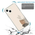 thumbnail image 4 of Beige Leaf Case Compatible with iPhone 14 Plus,Unique Art Design TPU Bumper Cover Case, 4 of 5