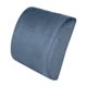 thumbnail image 2 of Almohada lumbar de espuma viscoelástica para silla de oficina y asiento de coche - Cojín de algodón gris 35x35x10cm, soporte ergonómico para la espalda en casa y viajes, 2 of 6