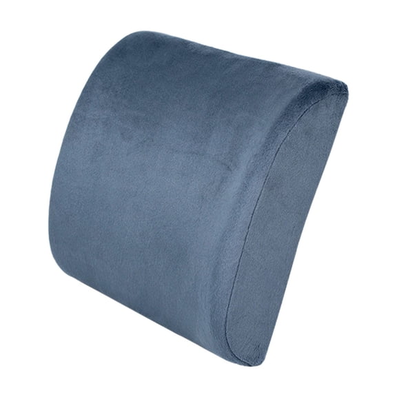 Memory Foam Lumbar Cushion, Ergonomic Back Support Pillow for Home and Car, Soft Cotton Cushion for Office, Relief for Lower Back Pain