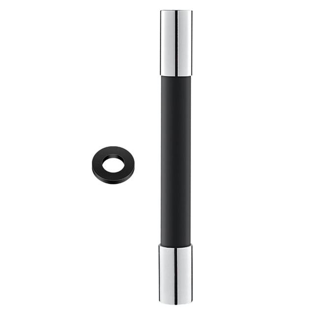 Tubo de extensión de grifo giratorio de 360 grados, extensor de grifo multiusos flexible Negro 30cm