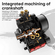 TOYAN FS-B400 14cc Flat-Four Horizontally Opposed Four-Stroke Nitro H4 Engine DIY Model Kit