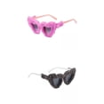 thumbnail image 1 of BELOVING 2x Lunettes de Soleil Souples Lunettes pour Mascarade Gris, 1 of 10