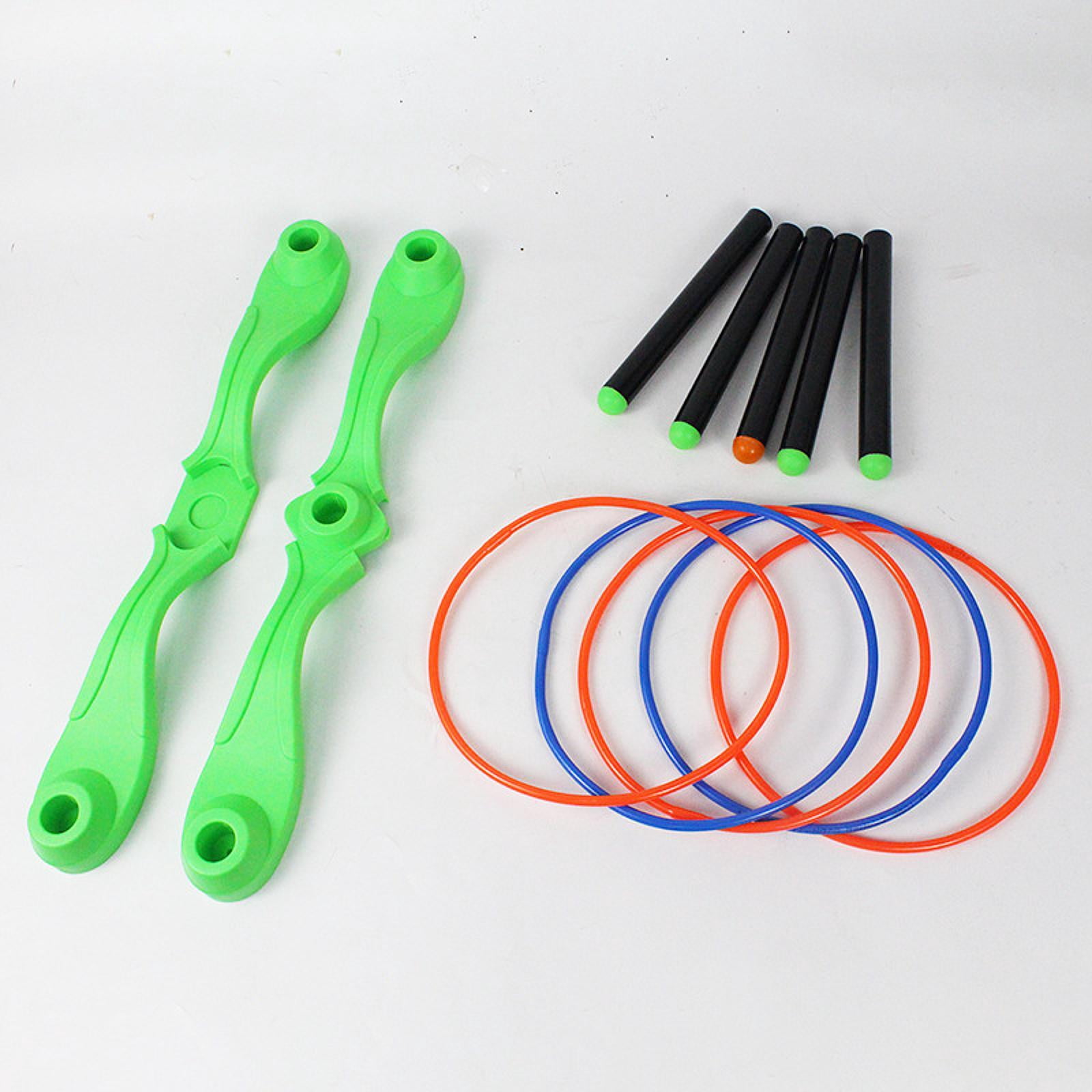 Wswqop Throwing Rings Game Set Ring Tossing Playset Interactive Sport Activity Fun Yard