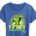 thumbnail image 3 of Marvel Loki - Logo - Women's Short Sleeve Graphic T-shirt, 3 of 5