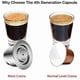 thumbnail image 2 of Capsules Reusable, Stainless Steel, 3 Pieces Refillable Pads for + 1 Tamper + 1 Spoon + 1 Brush, 2 of 5