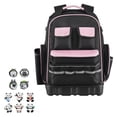 thumbnail image 1 of KFFKFF Tool Backpack, 56 Pockets, Heavy-duty Tools Storage Organizer Work Bags with Laptop Compartment & Molded Base, Electrician Jobsite Backpack, 1 of 9