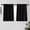 Black, variant on Black Blackout Curtains 63 inch Length, Room Darkening Thermal Insulated Noise-Reducing Black Out Curtains for Bedroom Living Room Windows, Back Tab Rod Pocket, W52 x L63 inches, 2 Panels