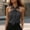 Gray, variant on Women Blouse Tie-Neck Halter Sleeveless Shirt Slim Fit Top Off Shoulder Casual Pullover,Halter Blouse,Tie Shirts for Women-Blue-XL