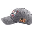thumbnail image 6 of Independence Day Commemorative Hat USA 250th Anniversary 1776-2026 Cap American Flag Adjustable Distressed Cap Unisex Patriotic Merchandise,Gray, 6 of 6
