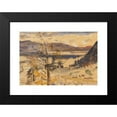 thumbnail image 2 of Lovis Corinth 24x18 Black Modern Framed Museum Art Print Titled - Walchensee Landschaft (1922), 2 of 5