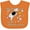 Orange, variant on Inktastic My Nana Loves Me Boys or Girls Baby Bib