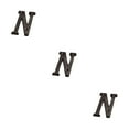 thumbnail image 4 of Ruiboury Metal Letters House Numbers Not Easy To Fade Easy To Install Metal House Number Plaque Iron Decoration Doorplate B17--N 3Set, 4 of 6