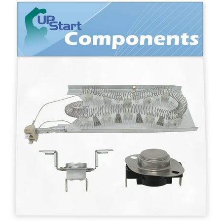 

3387747 Dryer Heating Element & 279973 Thermal Cut-Off Fuse Kit Replacement for Whirlpool WED5700AC0 Dryer - Compatible with WP3387747 & 8318314 Heater Element & Thermal Fuse Kit