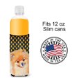 thumbnail image 4 of Pomeranian Candy Corn Halloween Portrait Ultra Hugger for slim cans, 4 of 6