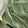 thumbnail image 3 of 1pcs Gauze Table Runner Sheer Cheesecloth Table Runner Bulk for Holiday Party Bridal Shower Romantic Table Decor 90 x 300cm（Multicolor）, 3 of 5