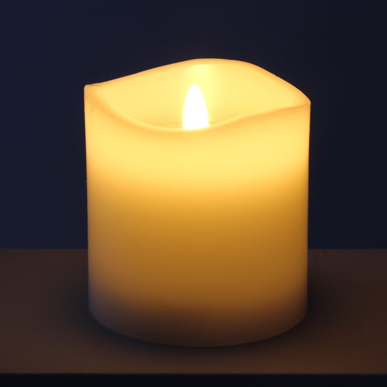 Stonebriar LED Pillar Candles with Remote Timer, Pack of 6 photo 5
