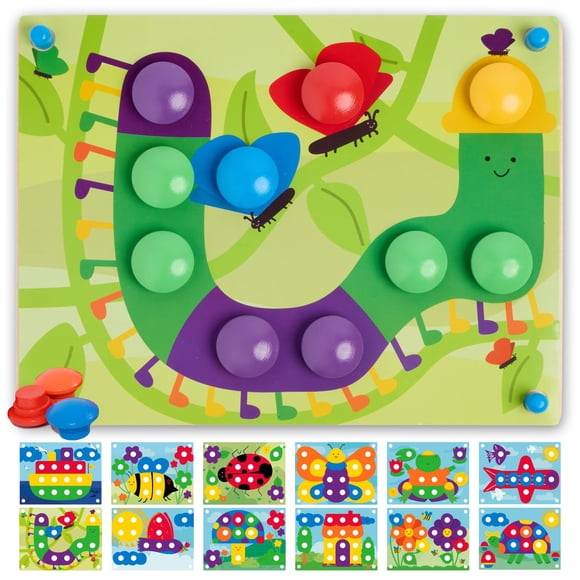 Puzle a juego de colores Nene Toys de madera para niños mayores de 2 años