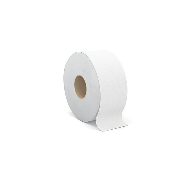 Select® Rouleau de Papier Toilette Jumbo Blanc, 2 Plis, 8 Rouleaux/boîte